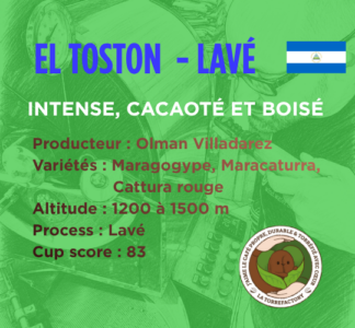 NICARAGUA - El Toston (process lavé)