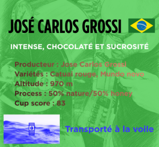 BRÉSIL - JOSE CARLOS GROSSI (transporté à la voile)