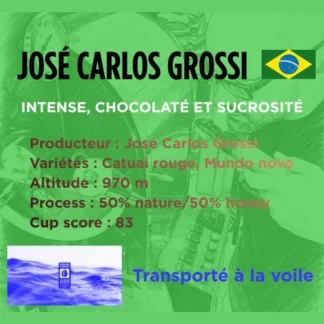 BRÉSIL - JOSE CARLOS GROSSI (transporté à la voile)